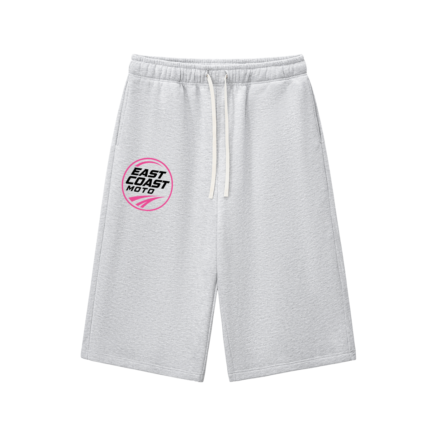 Relaxed Drawstring Three-quarter Sweatpants