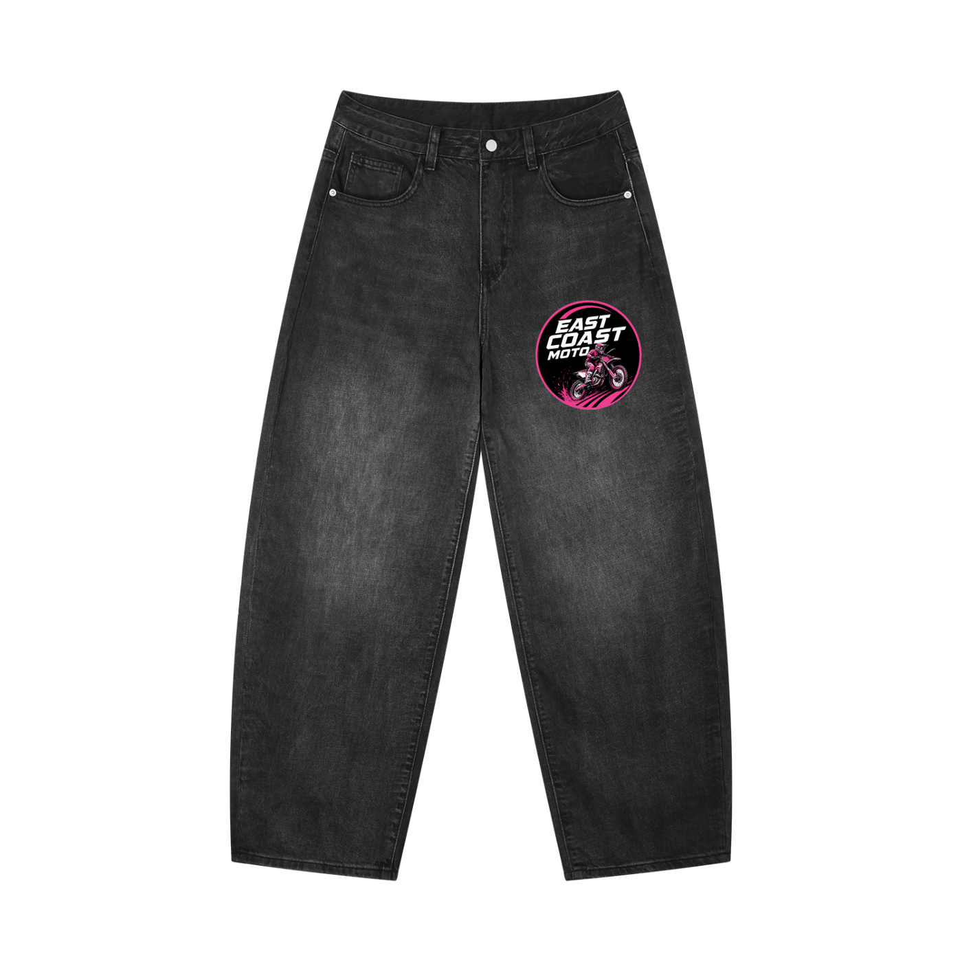 Men's Sunfade Vintage Wash Barrel Leg Jeans